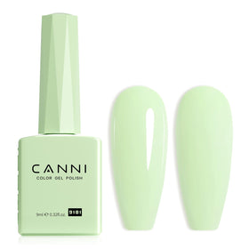 Vernis à ongles CANNI vert menthe en bouteille colorée