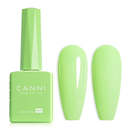 Vernis à ongles CANNI vert pastel en bouteille