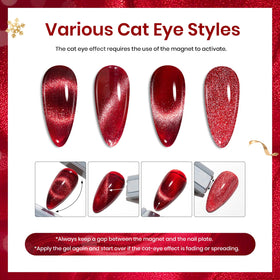 Vernis à ongles Cat Eye Beetles avec couleurs brillantes