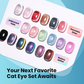 Vernis à ongles Cat Eye Beetles avec teintes élégantes exposées