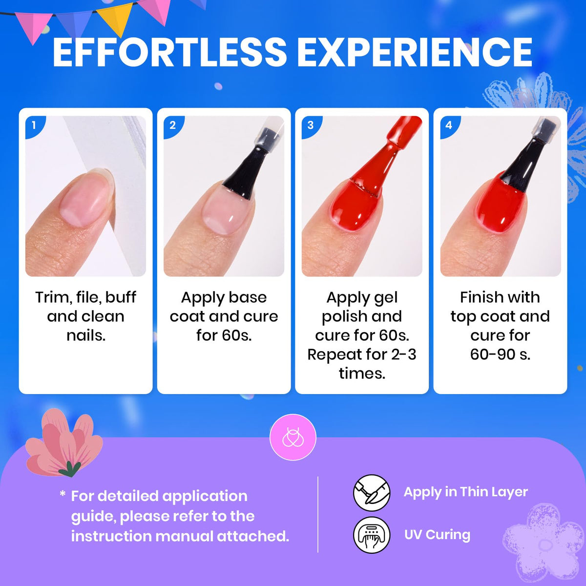 Vernis à ongles Cat Eye en différentes teintes