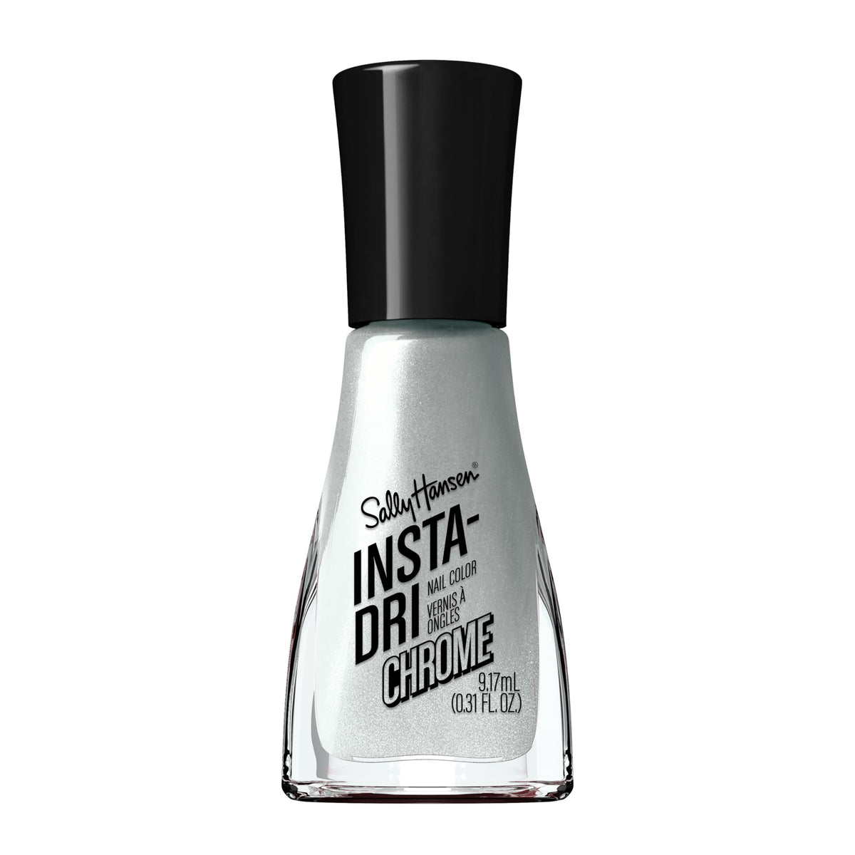 Vernis à ongles chrome Sally Hansen Insta-Dri Polar Platinum, vue avant