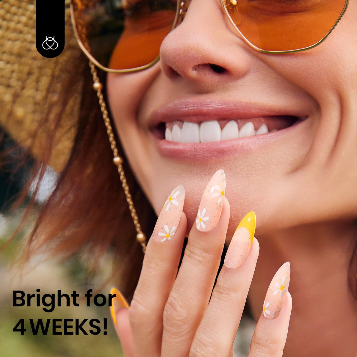 Vernis à Ongles en Gel Jaune 15ML montrant l'application sans traces