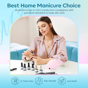 Vernis à ongles en gel modelones avec un séchoir LED