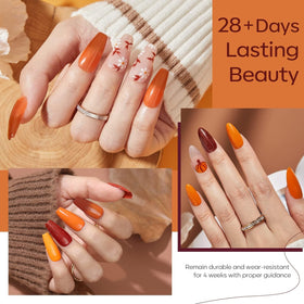 Vernis à ongles en gel Orange Carotte de modelones