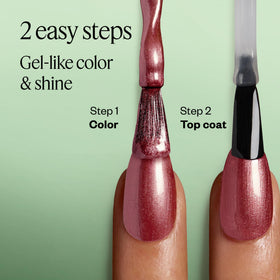 Vernis à ongles essie avec texture brillante et couleur rose