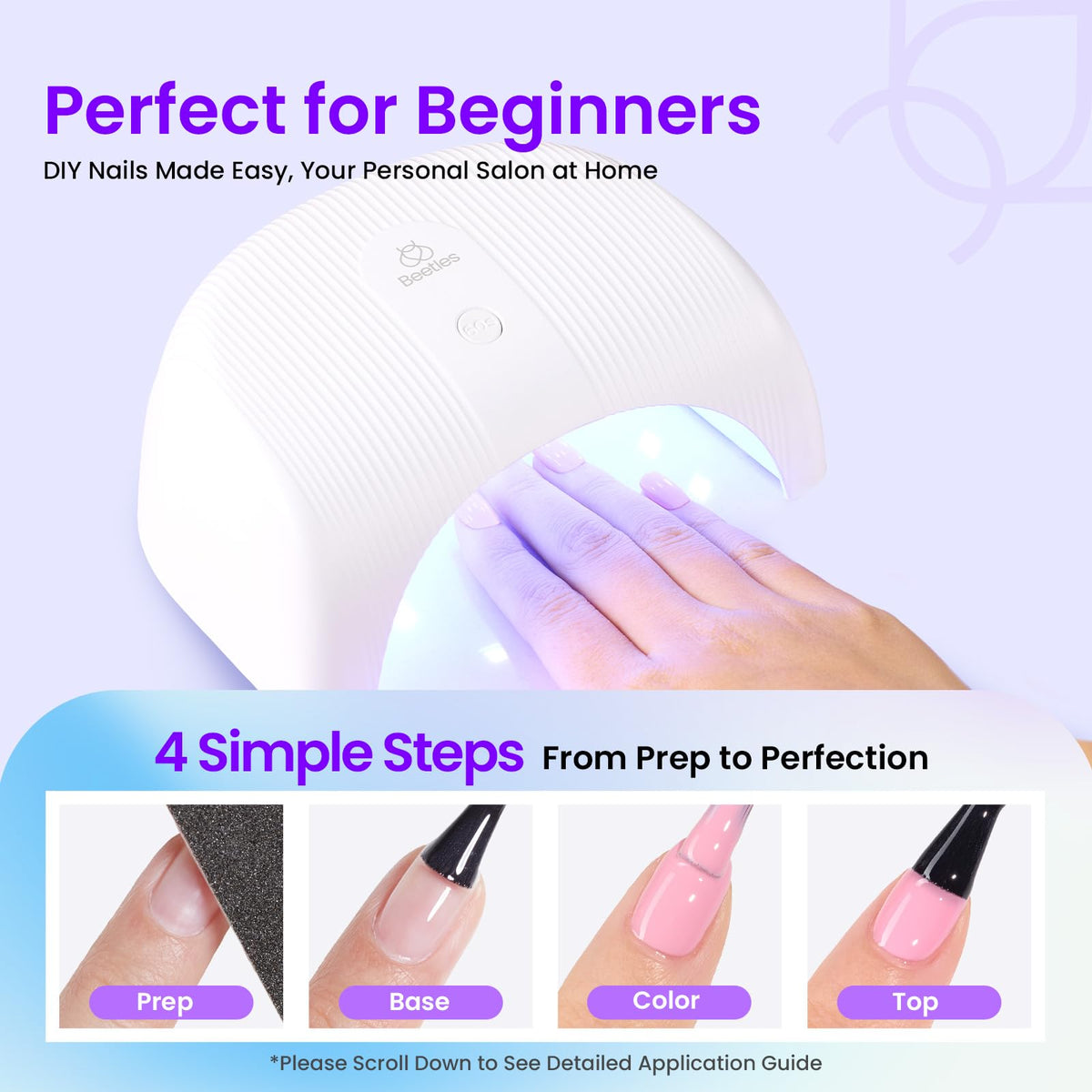 Vernis à ongles gel beetles en 20 couleurs vibrantes