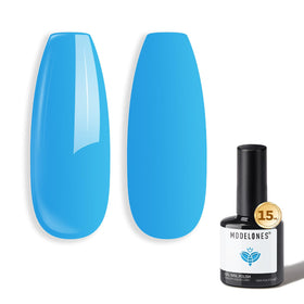 Vernis à ongles gel bleu modelones 15ml en boîte