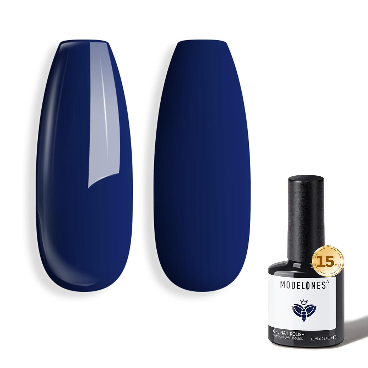 Vernis à ongles gel bleu modelones 15ml vue avant