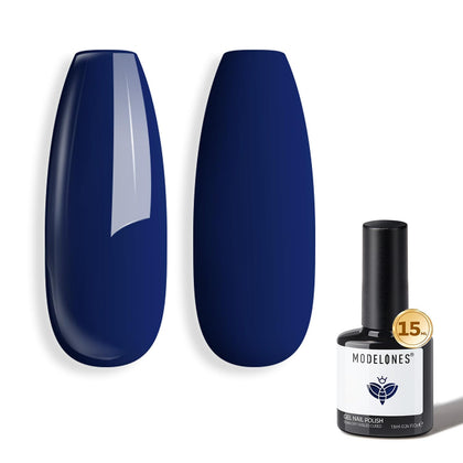 Vernis à ongles gel bleu modelones 15ml vue avant