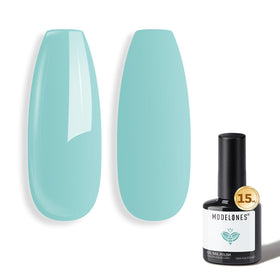 Vernis à Ongles Gel Bleu modelones 15ml vue de face