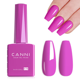 Vernis à ongles gel CANNI 9ml violet néon vue avant