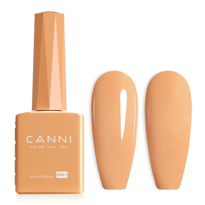 Vernis à ongles gel CANNI orange crème en bouteille colorée