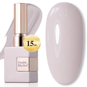 Vernis à ongles gel Double Rhythm 15ML couleur Milky Gray vue avant