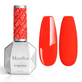 Vernis à ongles gel épais MelodySusie orange fluo avant