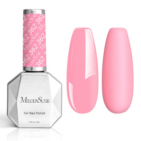 Vernis à ongles gel épais MelodySusie rose bonbon 15 ml avant
