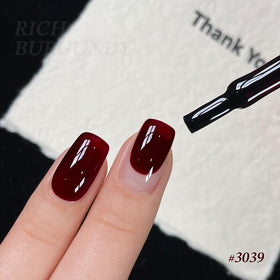 Vernis à ongles gel GAOY avec finition brillante après séchage
