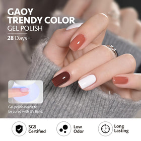 Vernis à ongles gel GAOY avec finition éclatante