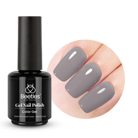Vernis à ongles gel gris beetles 15 ml vue avant
