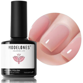 Vernis à ongles gel jelly rose modelones 15ml vue avant