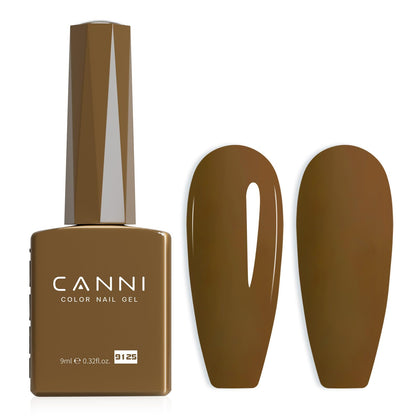 Vernis à ongles gel marron CANNI bouteille avant