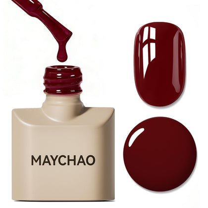 Vernis à Ongles Gel MAYCHAO 15ml couleur bourgogne