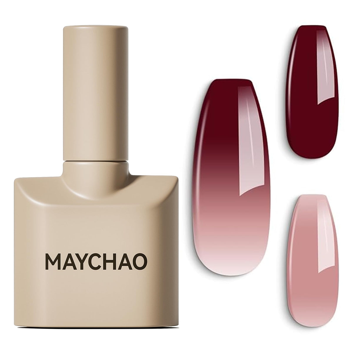 Vernis à Ongles Gel MAYCHAO 15ML couleur rose nude
