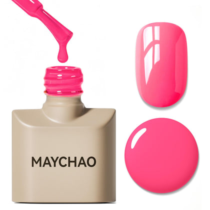 Vernis à ongles gel MAYCHAO 15ML rose foncé, vue avant