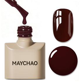 Vernis à ongles gel MAYCHAO 15ml rouge cerise profondeur