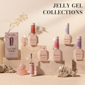 Vernis à ongles gel MelodySusie Jeweliver bleu clair dans son emballage