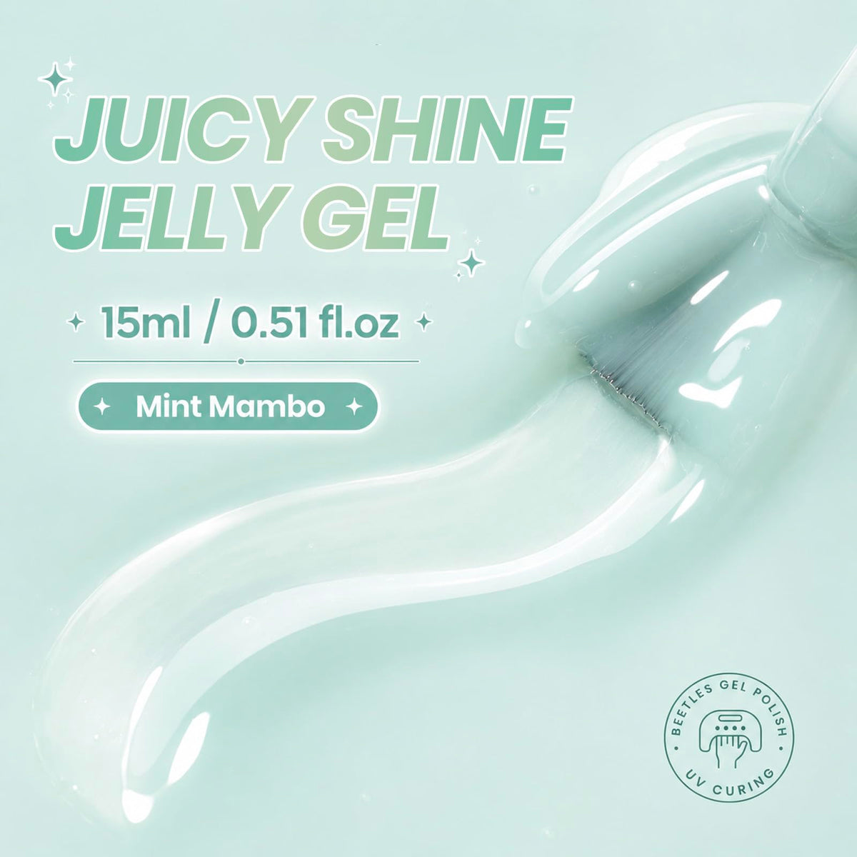 Vernis à ongles gel Mint Mambo avec autres couleurs assorties