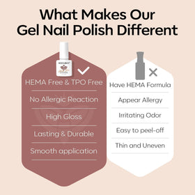 Vernis à ongles gel nude modelones en gros plan