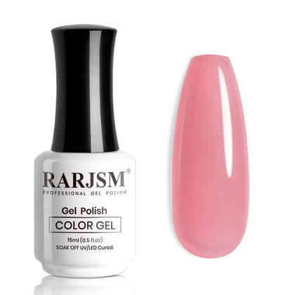 Vernis à ongles gel RARJSM rose nude 15ml vue avant