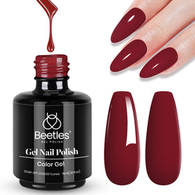 Vernis à ongles gel rouge Antique Ruby 15ML beetles vue avant