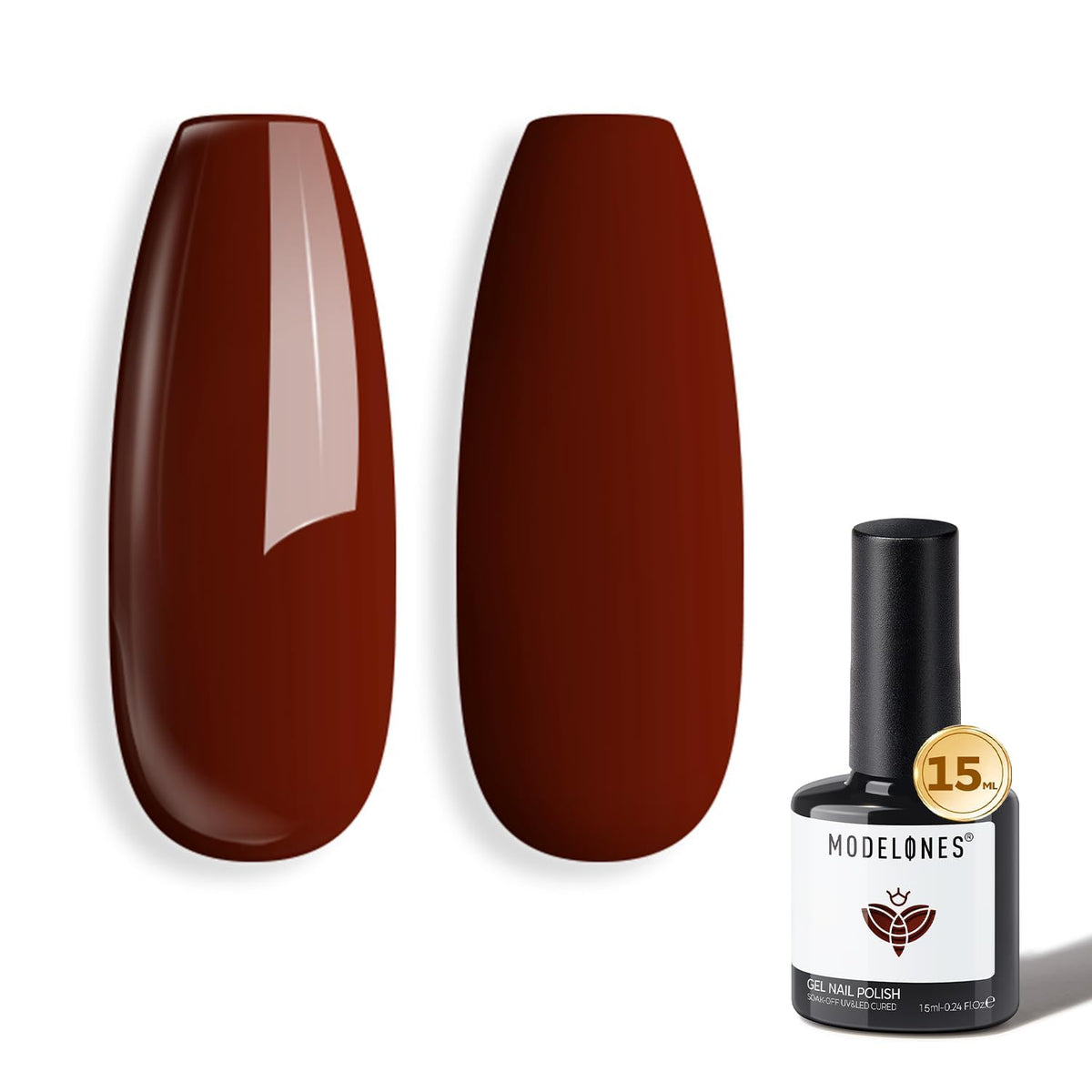 Vernis à Ongles Gel Rouge modelones 15ml vue de face
