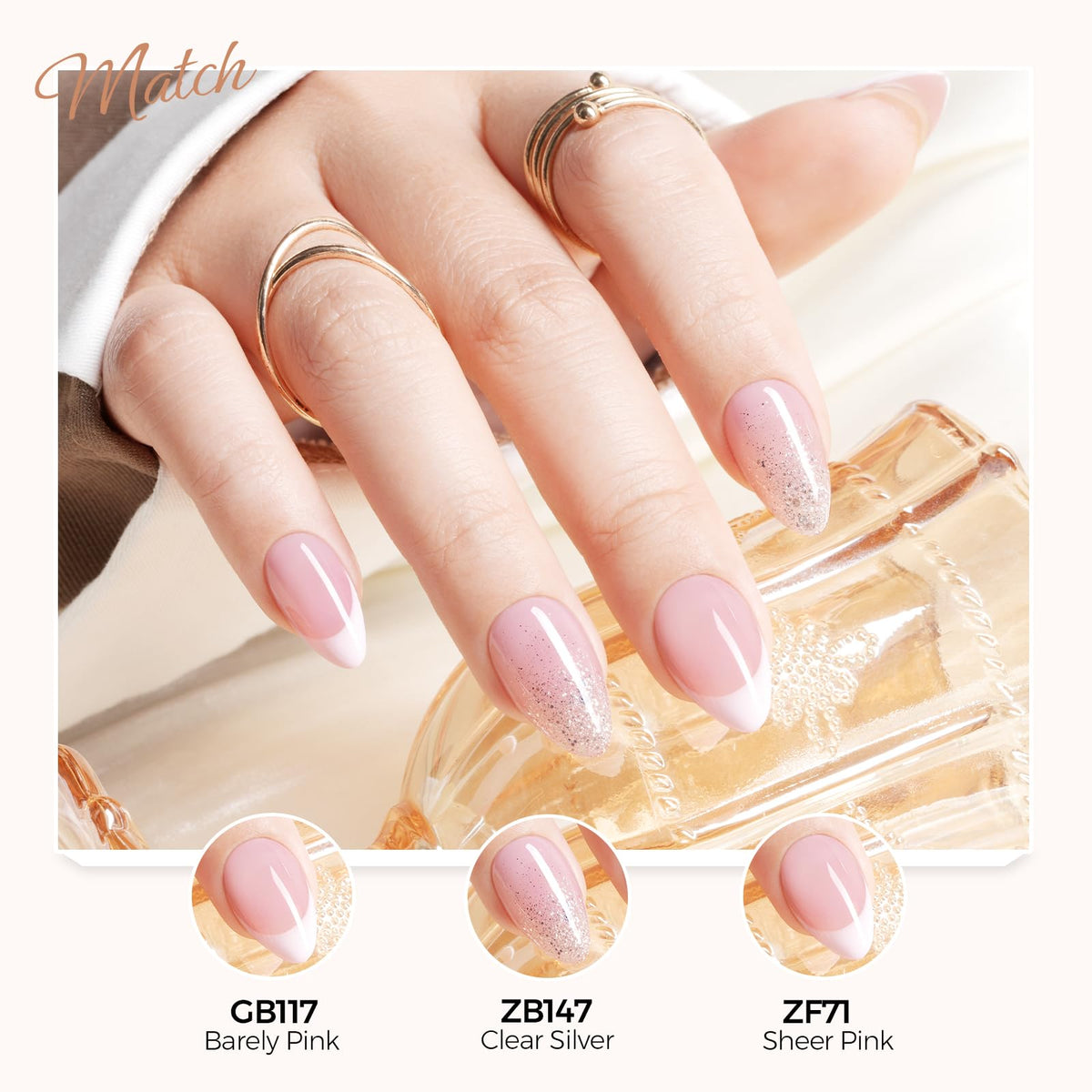 Vernis à Ongles Gel TOMICCA rose 15ml avec lampe UV