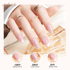 Vernis à Ongles Gel TOMICCA rose 15ml avec lampe UV