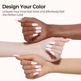 Vernis à Ongles Gel TOMICCA rose avec étiquette