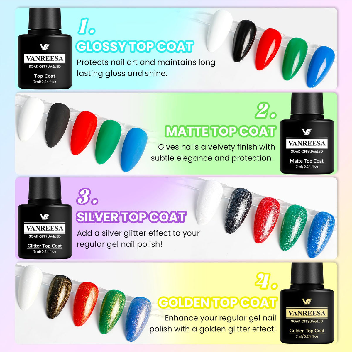 Vernis à ongles gel VANREESA avec texture lisse