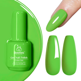 Vernis à Ongles Gel Vert 15ML de beetles, vue avant