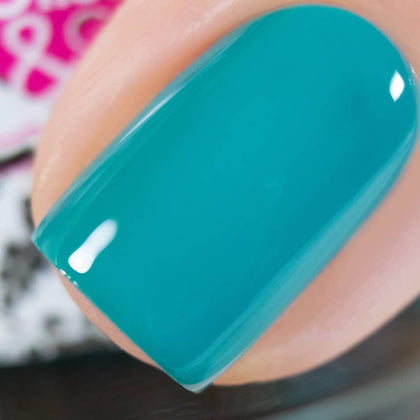 Vernis à ongles gel Vishine 15ml couleur turquoise vue de face