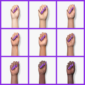 Vernis à ongles gel Vishine sur des ongles manucurés