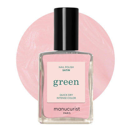 Vernis à ongles Manucurist Satin rose pâle vue de face