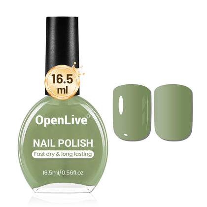 Vernis à ongles OpenLive vert sauge 16,5 ml vue de face