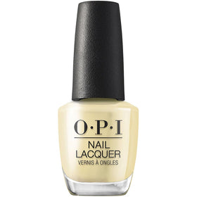 Vernis à ongles OPI Buttafly jaune crème vue de face