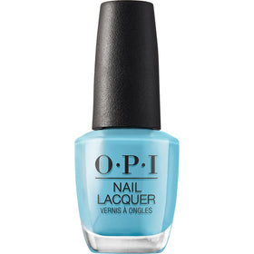 Vernis à ongles OPI Can’t Find My Czechbook couleur bleu éclatant, vue avant