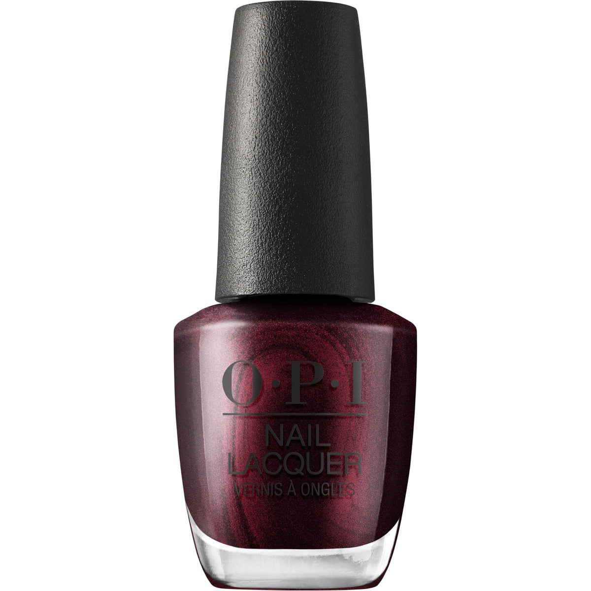 Vernis à ongles OPI Every Month is Oktoberfest, violet foncé avec paillettes, vue avant