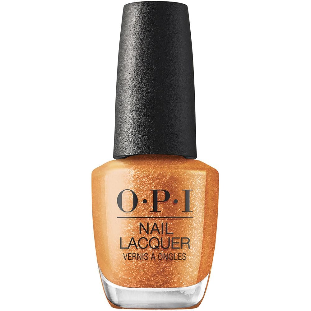 Vernis à ongles OPI gLITter orange éclatant vue de face