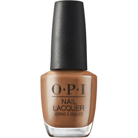 Vernis à ongles OPI Material Gowrl marron foncé, vue avant