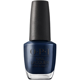 Vernis à ongles OPI Midnight Mantra bleu foncé crème en flacon